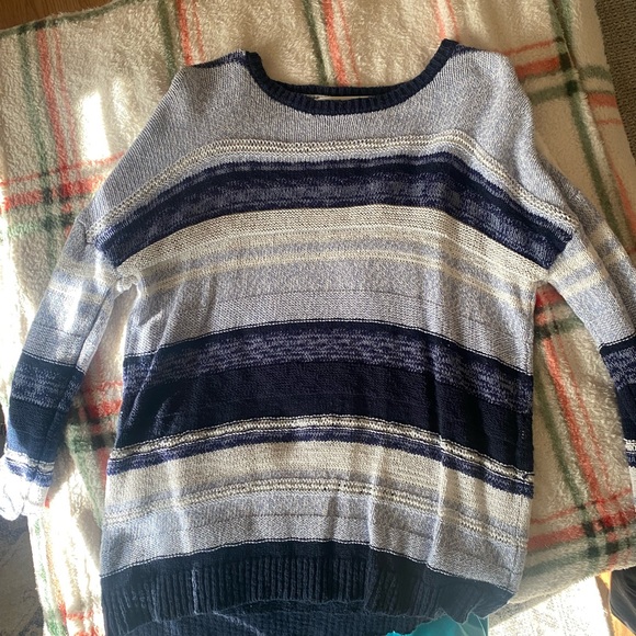 Blue striped sweater - Picture 1 of 1